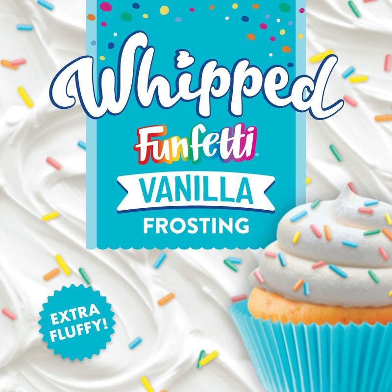 slide 9 of 9, Pillsbury Whipped Funfetti Vanilla Frosting - 12oz, 12 oz