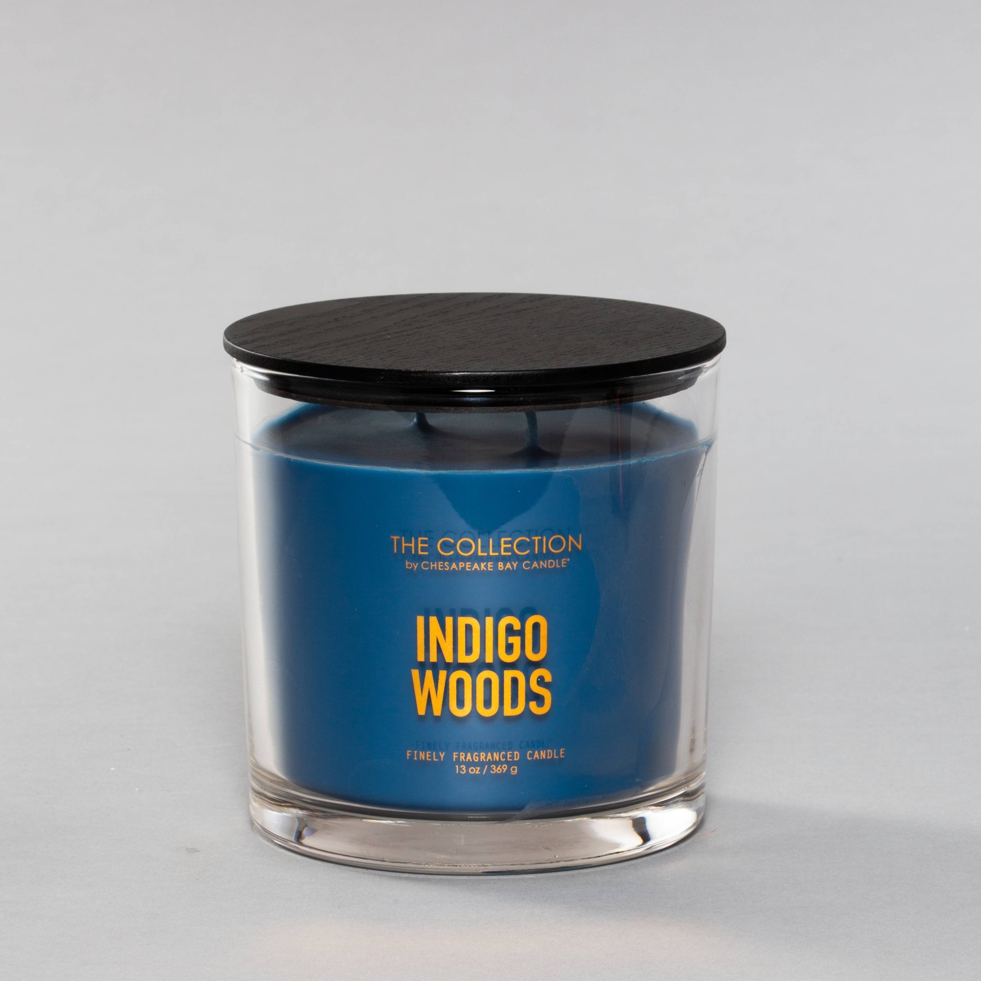 slide 1 of 1, Chesapeake Bay Candle The Collection Glass Jar 2-Wick Candle Indigo Woods, 13 oz