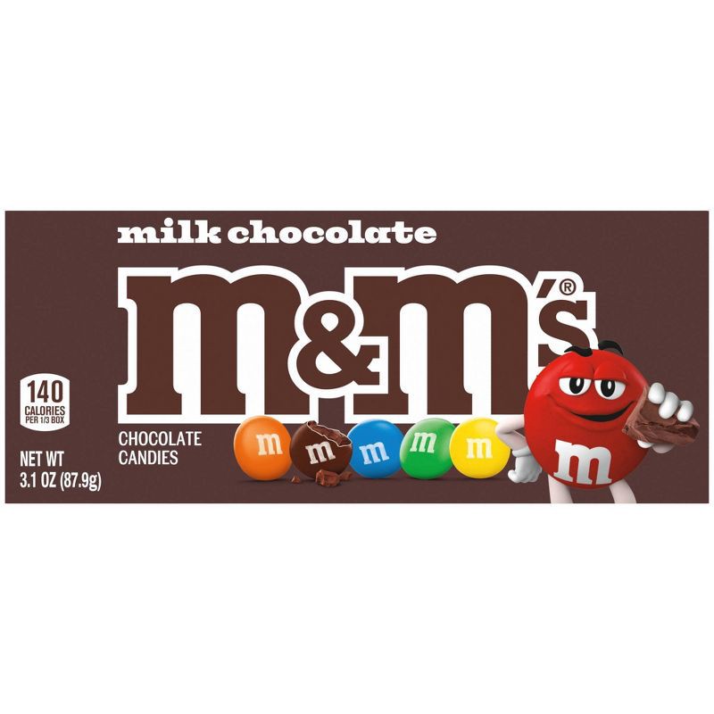 slide 2 of 11, M&M's Milk Chocolate Candy - 3.1oz, 3.1 oz