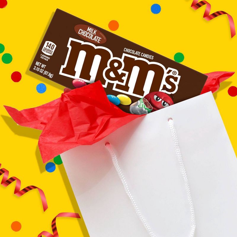 slide 6 of 8, M&M's Milk Chocolate Candy - 3.1oz, 3.1 oz