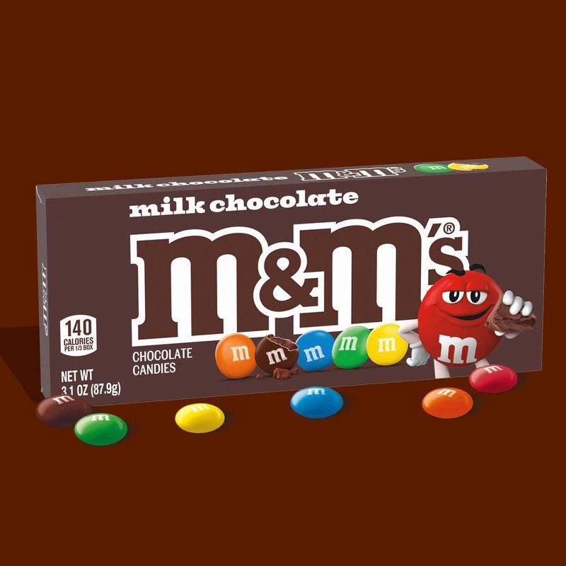 slide 7 of 11, M&M's Milk Chocolate Candy - 3.1oz, 3.1 oz