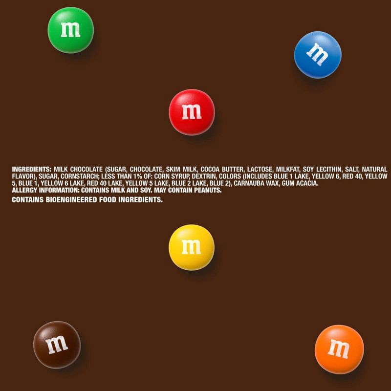 slide 9 of 11, M&M's Milk Chocolate Candy - 3.1oz, 3.1 oz