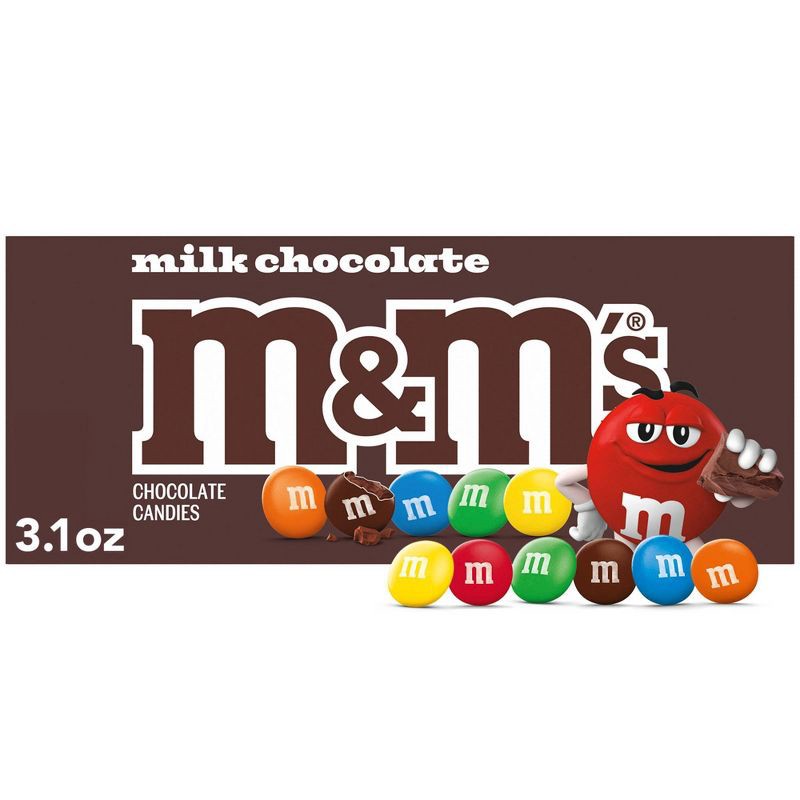 slide 1 of 8, M&M's Milk Chocolate Candy - 3.1oz, 3.1 oz