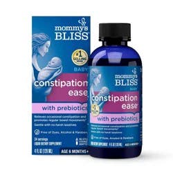 Mommy's Bliss Baby Constipation Ease + Prebiotics - 4oz (24 servings)
