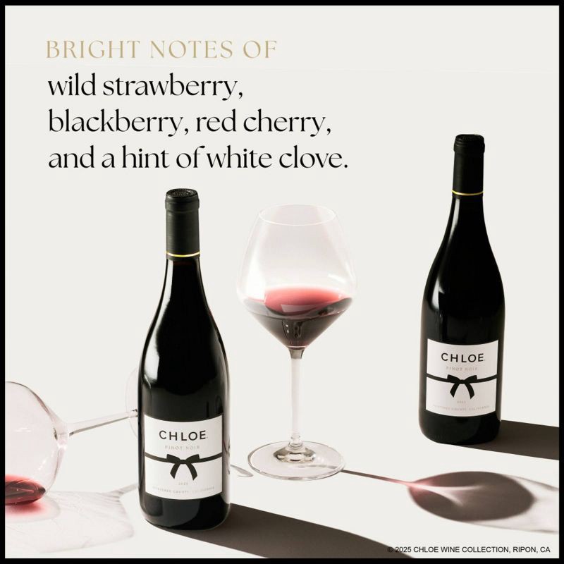 slide 4 of 8, Chloe Wine Collection Chloe Pinot Noir Red Wine - 750ml Bottle, 750 ml