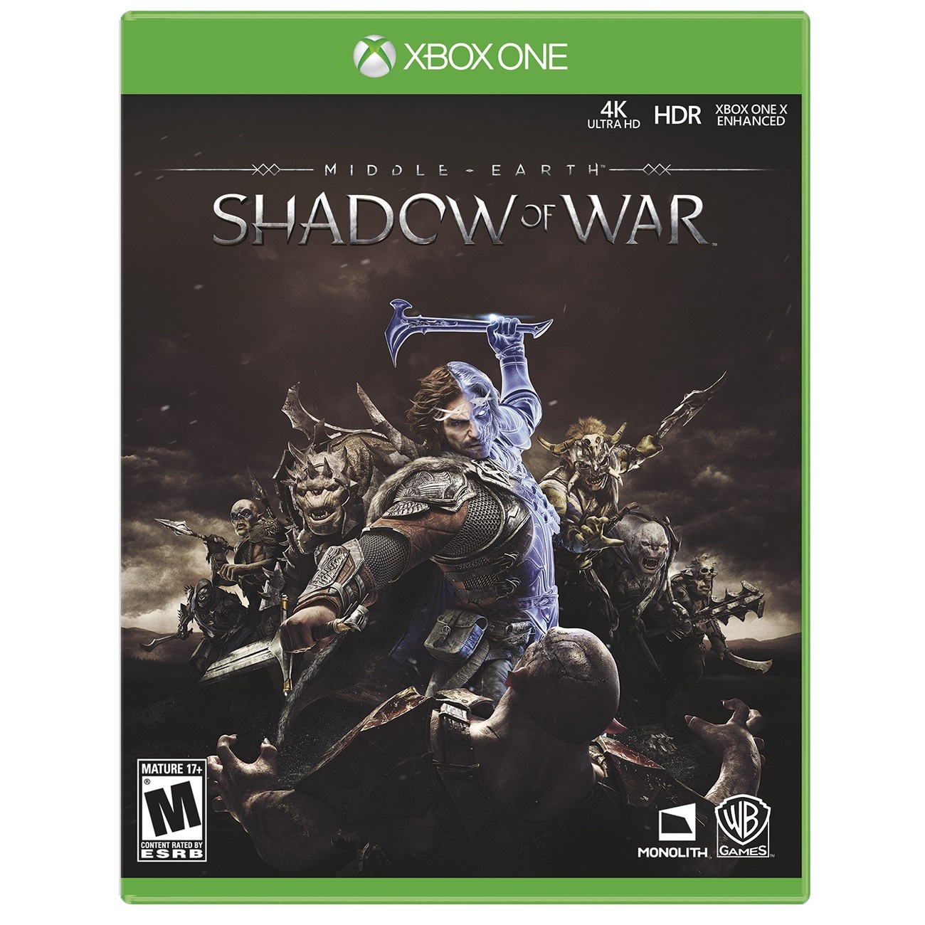 slide 1 of 4, Warner Bros. Middle Earth: Shadow of War Xbox One, 1 ct