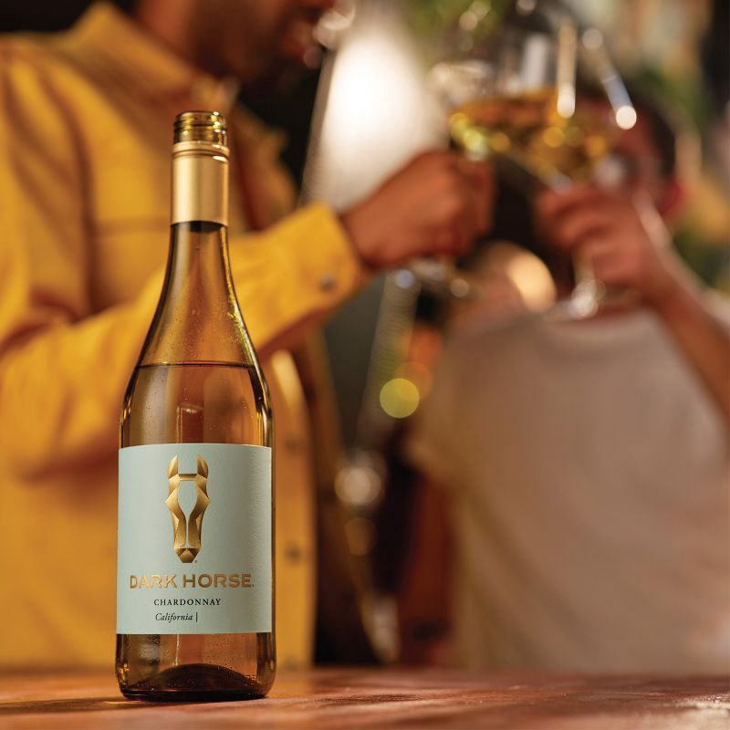 slide 6 of 8, Dark Horse Chardonnay White Wine - 750ml Bottle, 750 ml