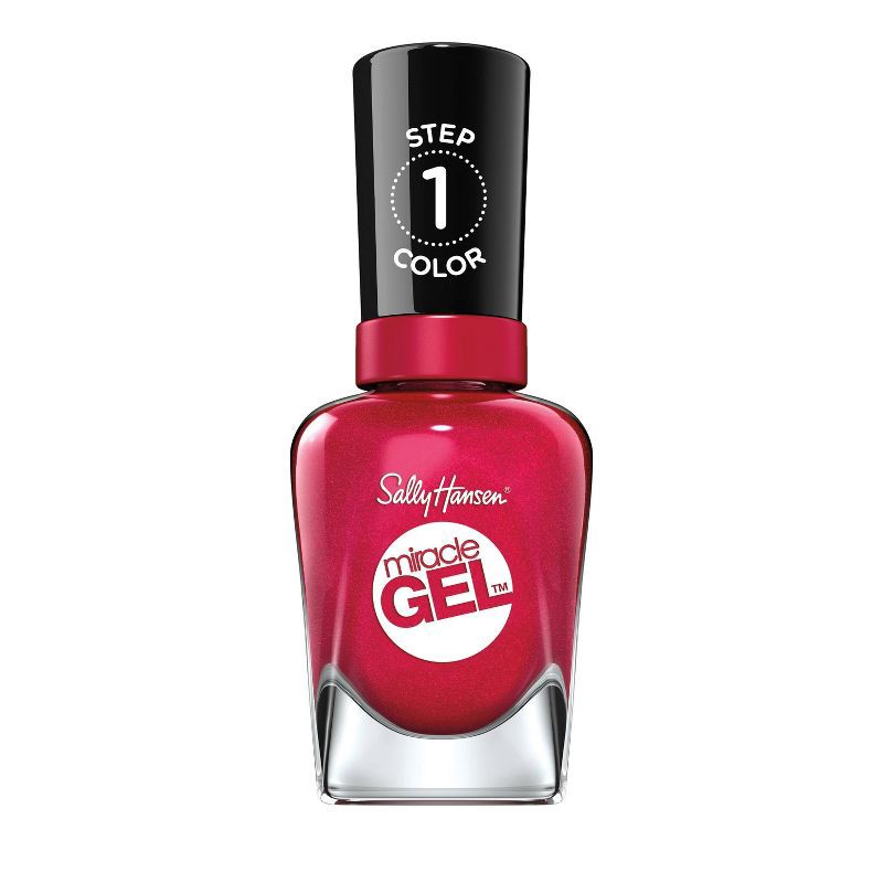 slide 1 of 6, Sally Hansen Miracle Gel Nail Color - 469/555 Bordeaux Glow - 0.5 fl oz, 0.5 fl oz