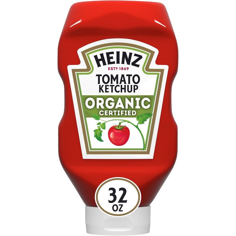 slide 1 of 12, Heinz Organic Tomato Ketchup - 32oz, 32 oz