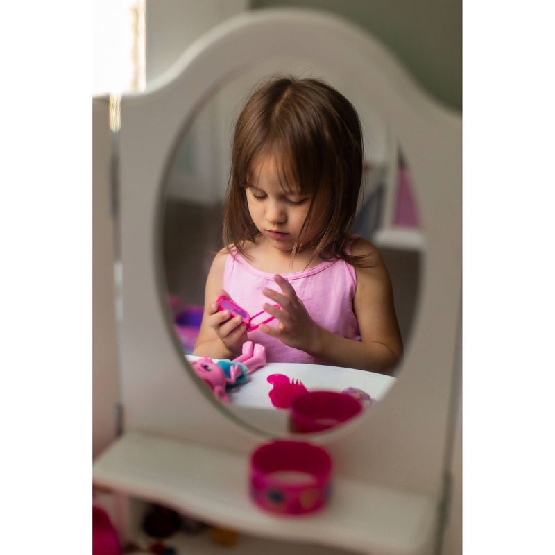 slide 5 of 5, Hanes Girls' 5pk Camisole - White/Gray/Pink S: Tagless Sleeveless Spaghetti Straps,, 5 ct