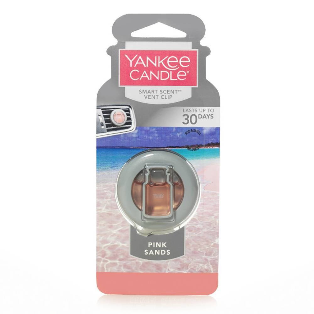 slide 1 of 3, Yankee Candle Smart Scent Odor Neutralizing Pink Sands Vent Clip, 0.13 oz