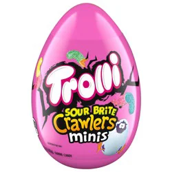 Trolli 07549 156177 Mini Sour Brite Crawlers Gummi Novelty Egg Easter 3.5 oz