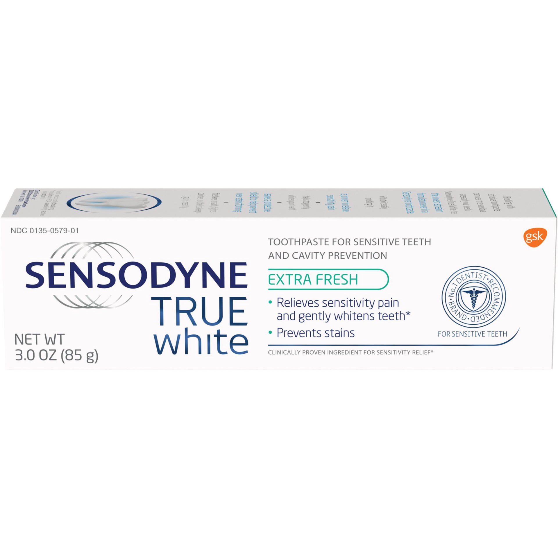 slide 1 of 3, Sensodyne Extra Fresh Toothpaste True White, 3 fl oz