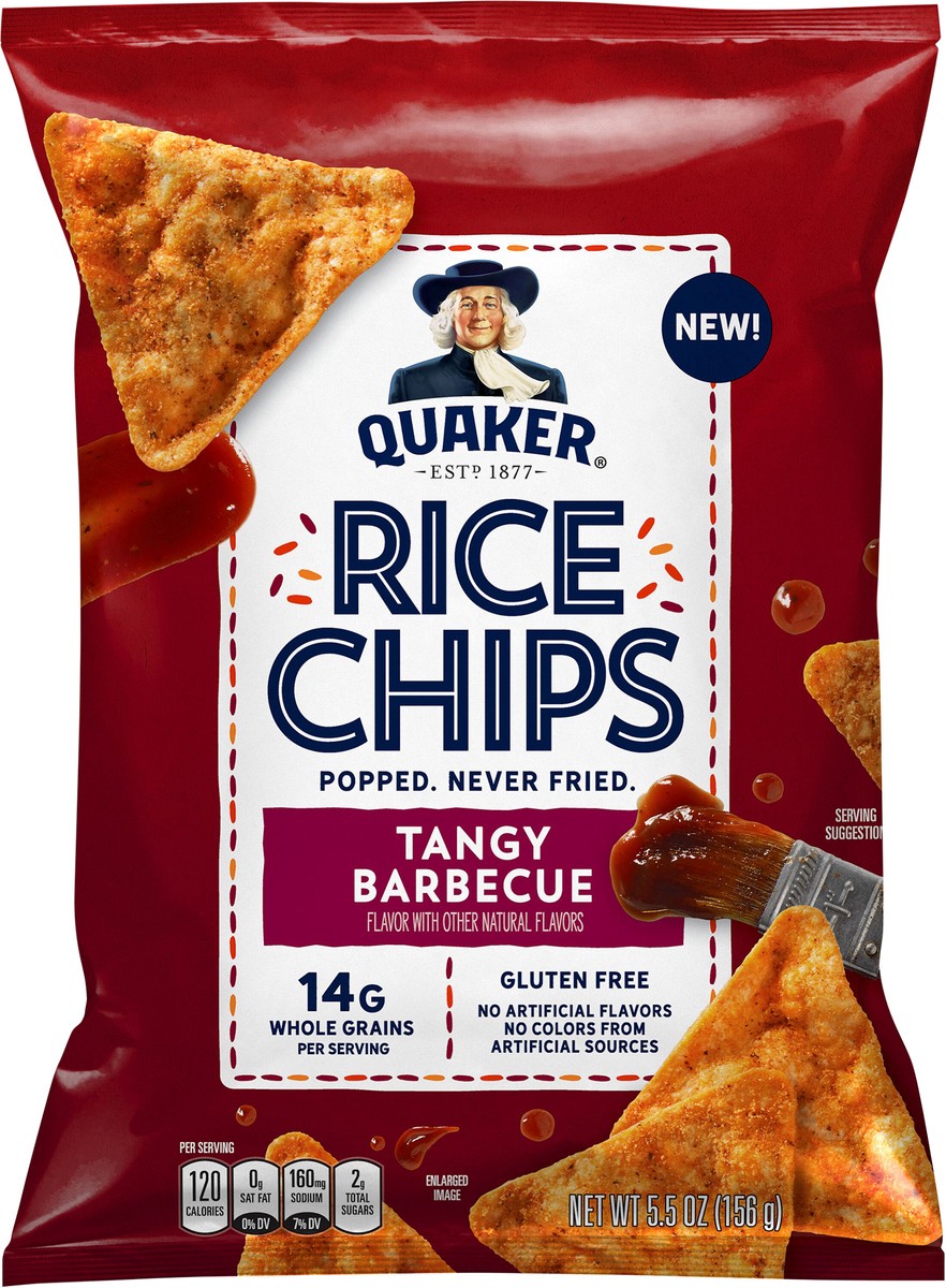 slide 3 of 3, Quaker Rice Chips, 5.5 oz