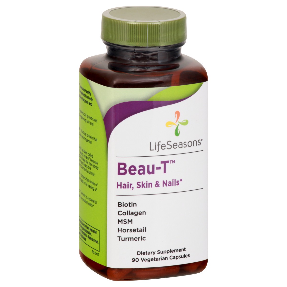 slide 5 of 9, LifeSeasons Vegetarian Capsules Beau-T 90 ea, 90 ct