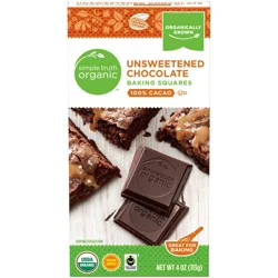 Simple Truth Organic Unsweetened Chocolate Baking Bar