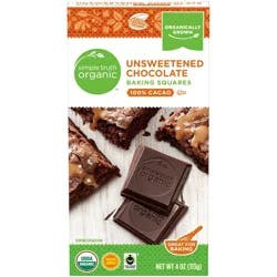 Simple Truth Organic Unsweetened Chocolate Baking Bar