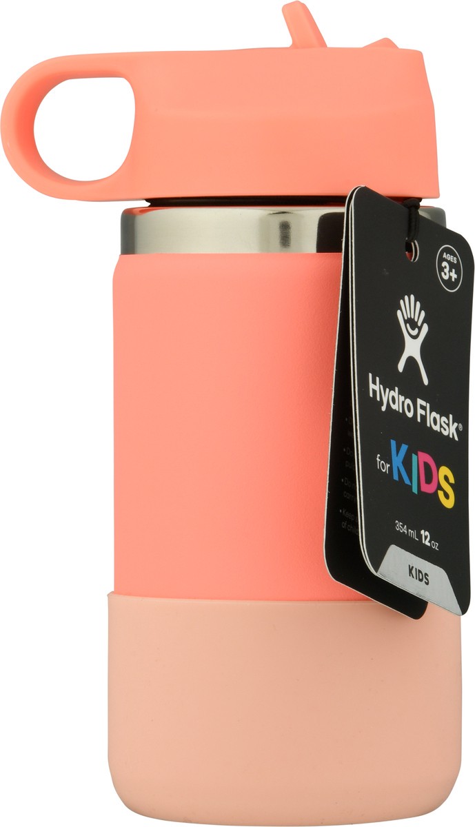 slide 4 of 10, Hydro Flask For Kids 12 Ounce Wide Mouth Hibiscus Bottle 1 ea, 1 ea