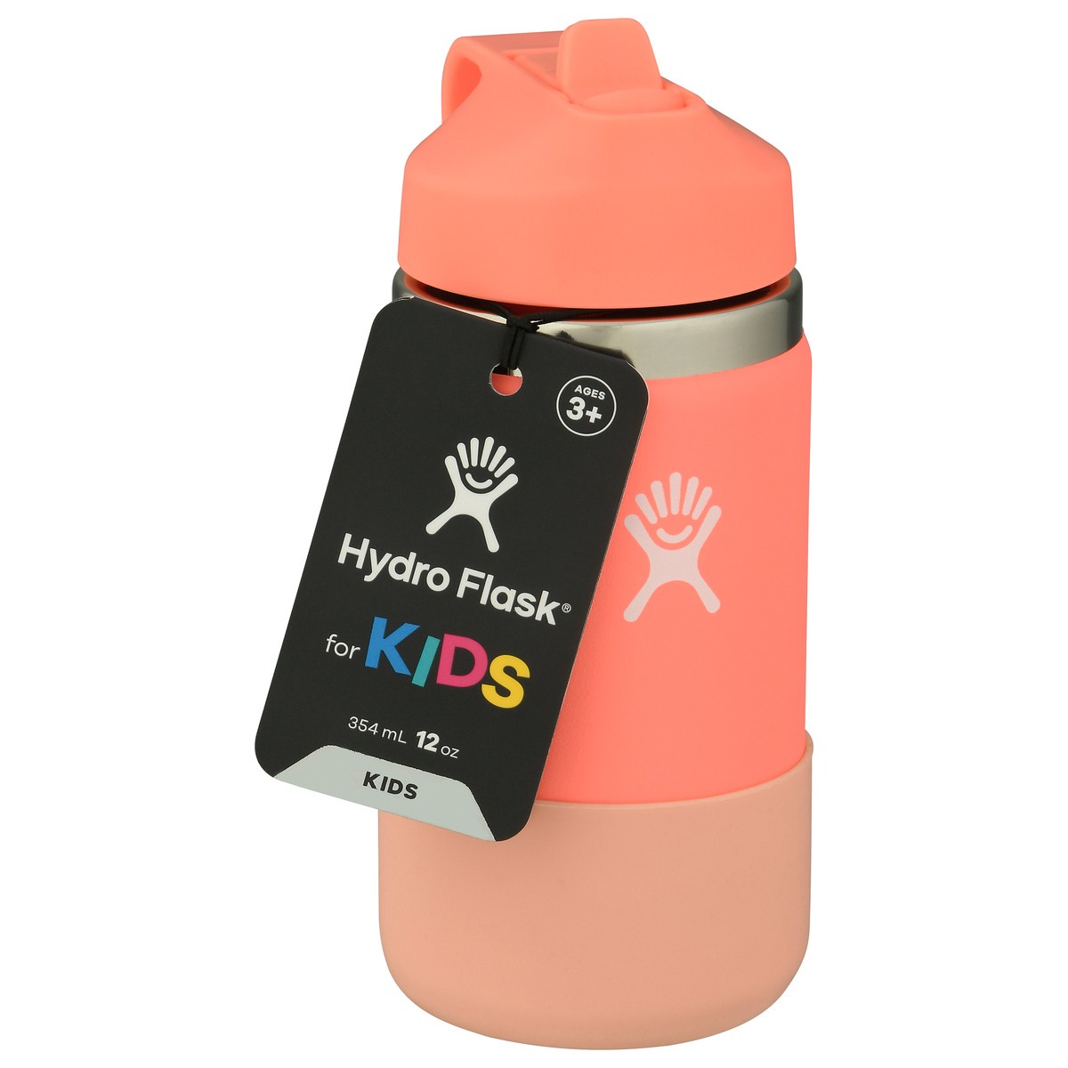 slide 7 of 10, Hydro Flask For Kids 12 Ounce Wide Mouth Hibiscus Bottle 1 ea, 1 ea