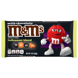 M&M'S Halloween Blend Milk Chocolate Halloween Candy Bag, 10oz