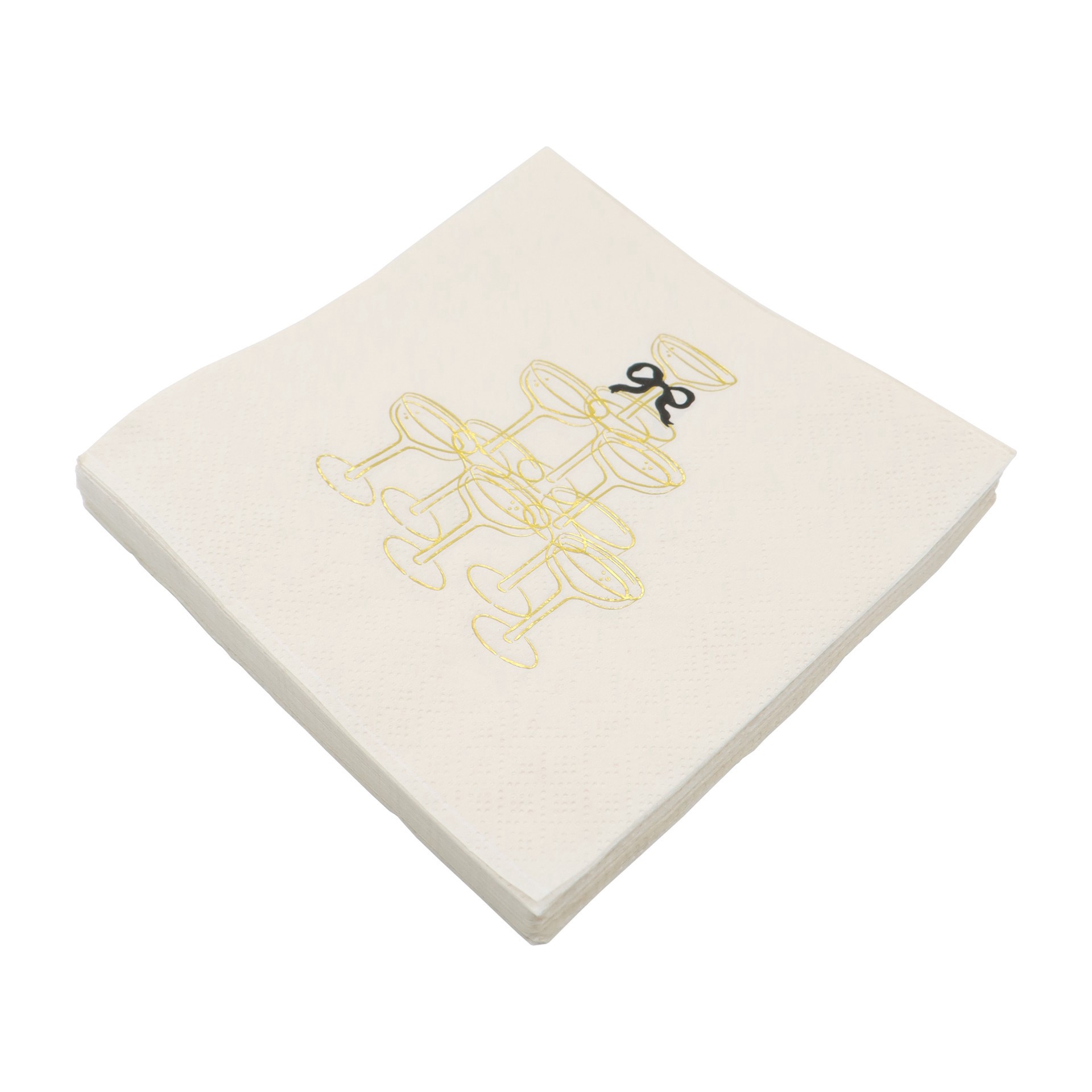 slide 2 of 3, Champagne Tower Beverage Napkins, 20ct. By Celebrate It, 20 ct
