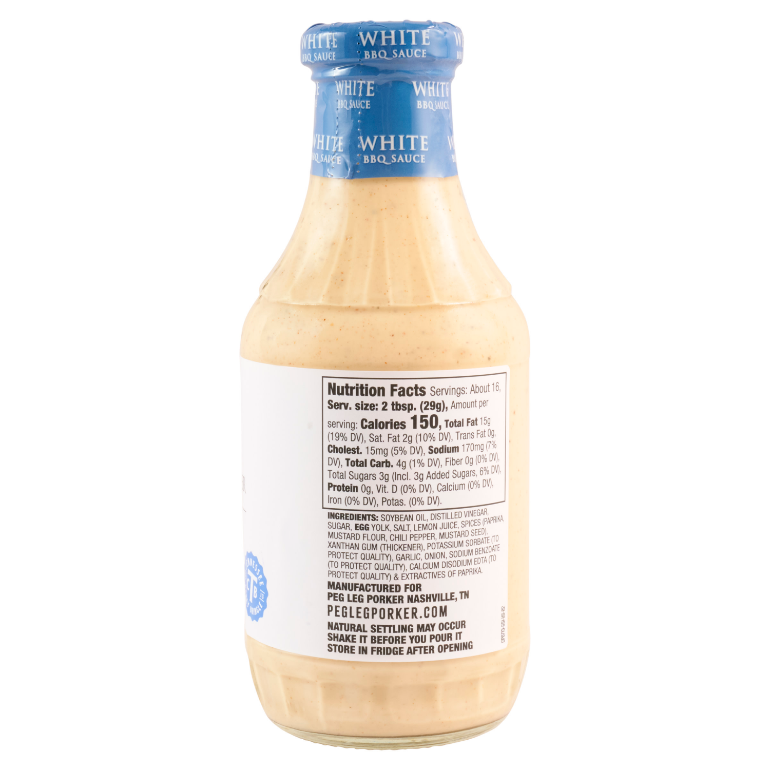 slide 3 of 5, Peg Leg Porker White BBQ Sauce, 18.500 oz, 16 oz