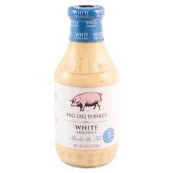 Peg Leg Porker White BBQ Sauce, 18.500 oz