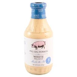 Peg Leg Porker White BBQ Sauce, 18.500 oz