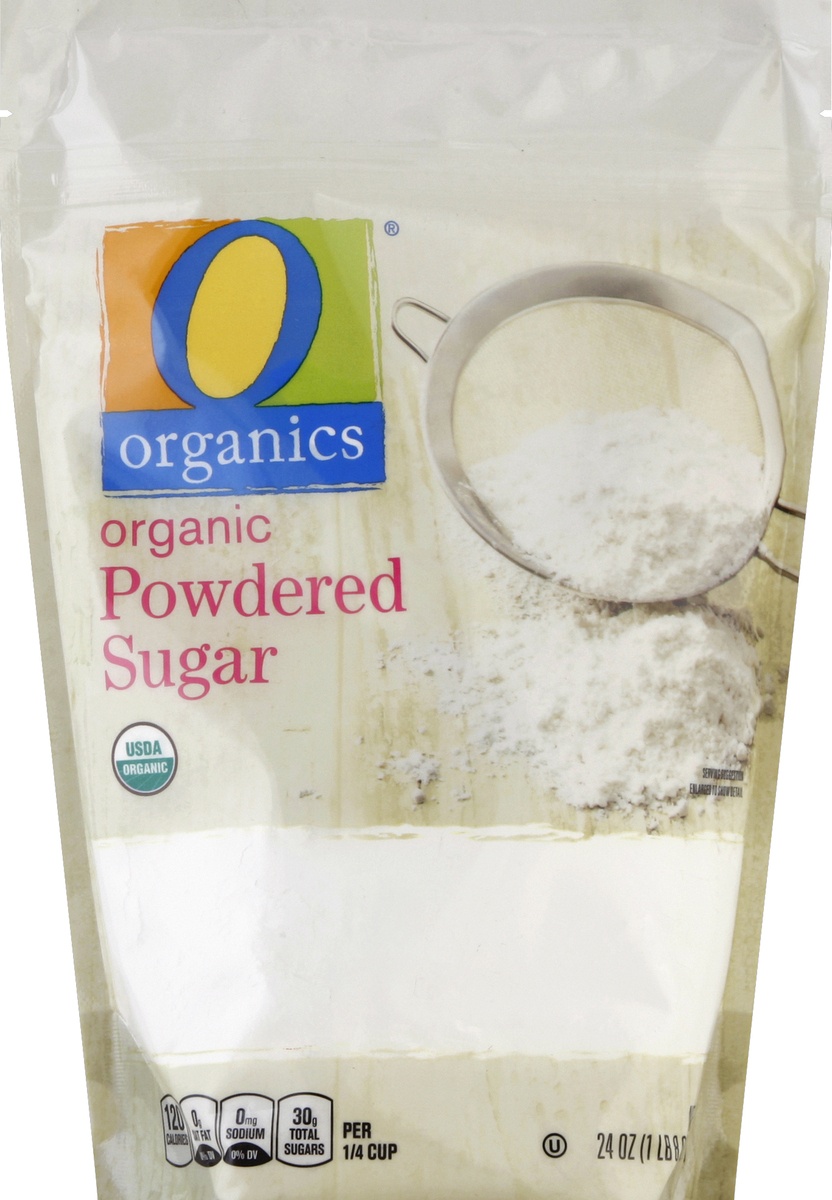 slide 2 of 2, O Organics Organic Powdered Sugar, 24 oz