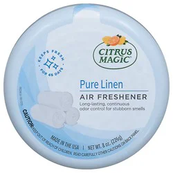 Citrus Magic Air Freshener Solid Odor Absorbing Pure Linen - 8 Oz