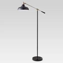 Crosby Schoolhouse Floor Lamp Black - Threshold