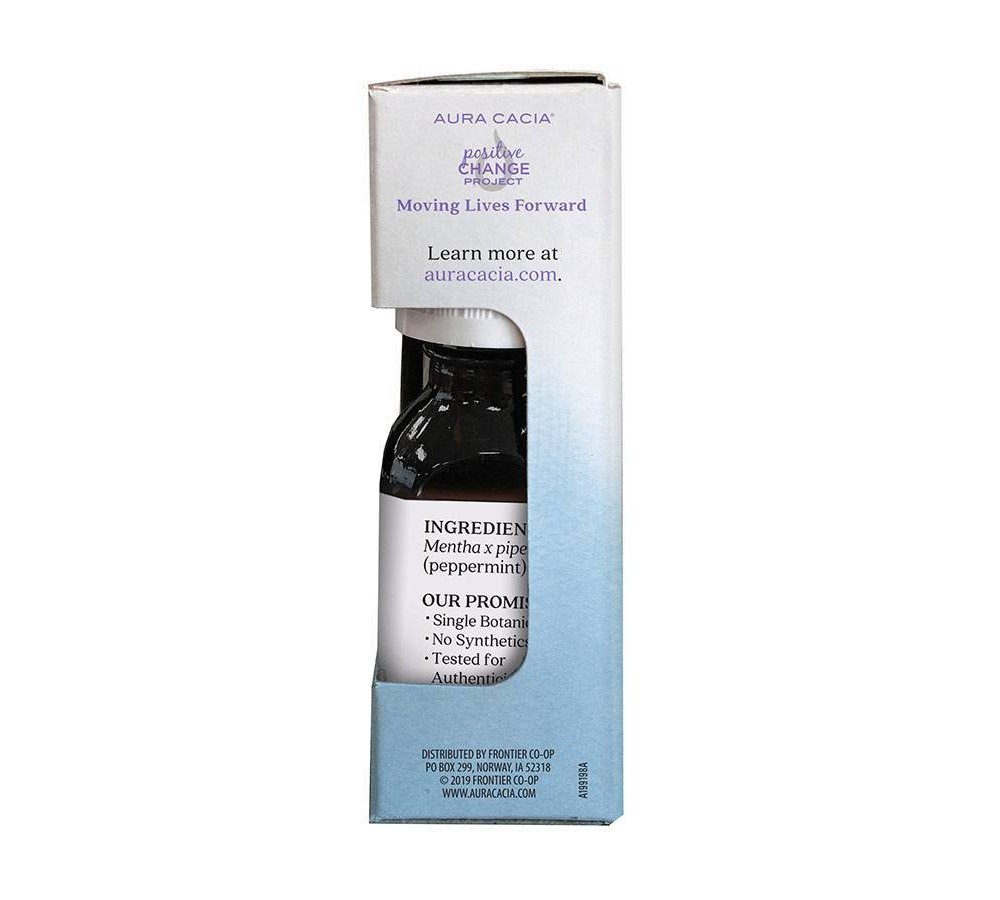 slide 2 of 5, Aura Cacia Peppermint Cooling Pure Essential Oil - 0.5oz, 0.5 oz