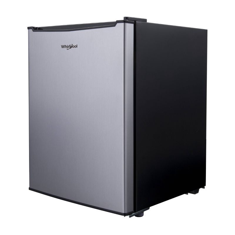 slide 2 of 8, Whirlpool 2.7 cu ft Mini Refrigerator - Stainless Steel - WH27S1E, 1 ct