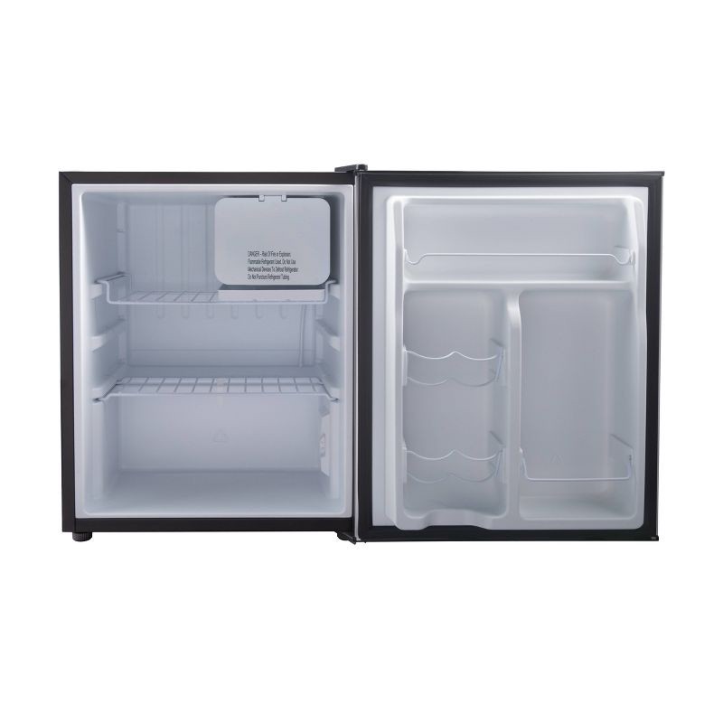 slide 3 of 8, Whirlpool 2.7 cu ft Mini Refrigerator - Stainless Steel - WH27S1E, 1 ct