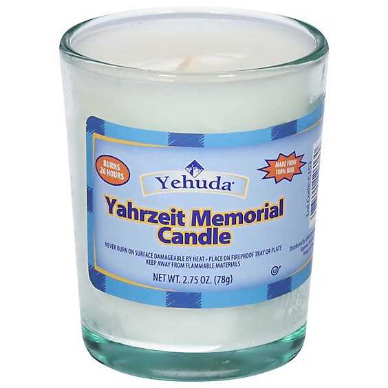 slide 1 of 1, Holyland Yahrzeit Candle - Each, 1 ct