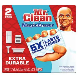 Mr. Clean Magic Eraser Cleaning Pads Extra Durable With Durafoam - 2 Count