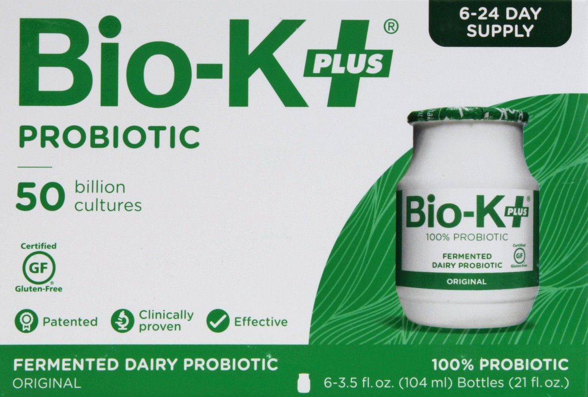 slide 4 of 4, Bio-K+ Bio-K Plus International, Inc. Bio-K Plus Probiotic, Fermented Rice, Original, 6 oz
