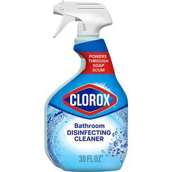 Clorox Disinfecting Bathroom Cleaner Spray Bottle - 30 Oz