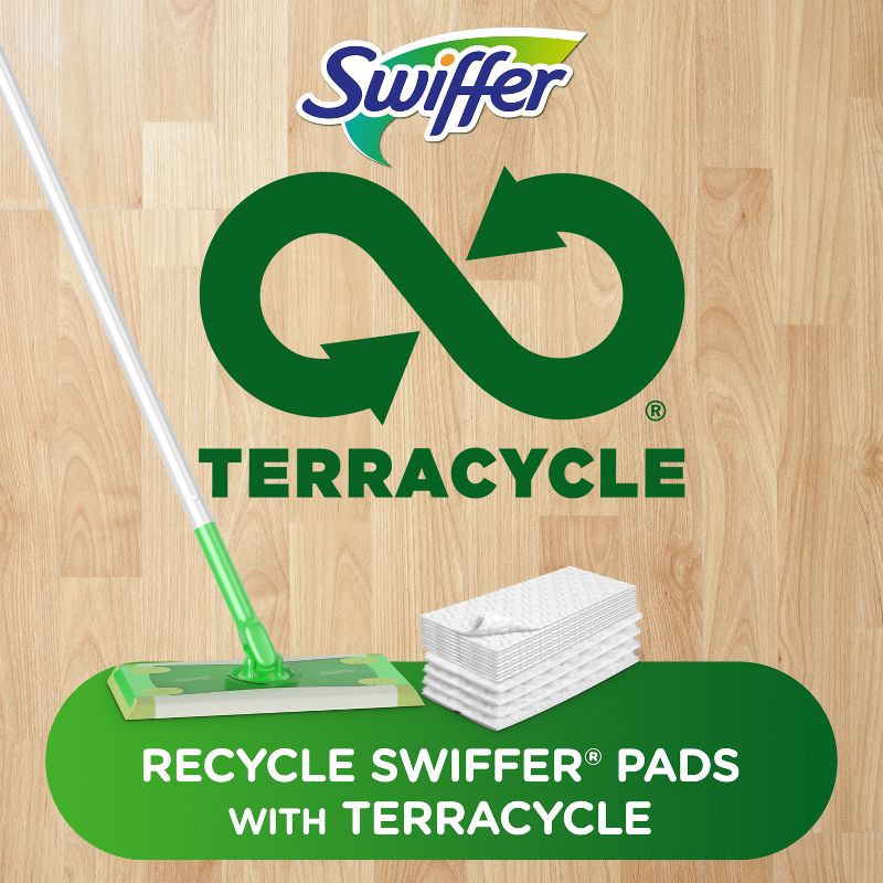 slide 6 of 9, Swiffer Sweeper 2-in-1 Dry + Wet Floor Mopping and Sweeping Kit 1 Sweeper, 7 Dry Cloths, 3 Wet Cloths, 1 ct