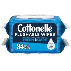 Cottonelle Flushable Wet Wipes - 2pk/42ct