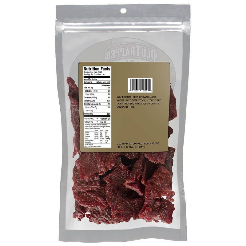 slide 2 of 6, Old Trapper Old Fashioned Beef Jerky - 10oz, 10 oz