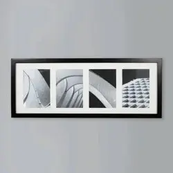 5" x 7" Thin Collage 4 Photos Frame Black - Threshold™