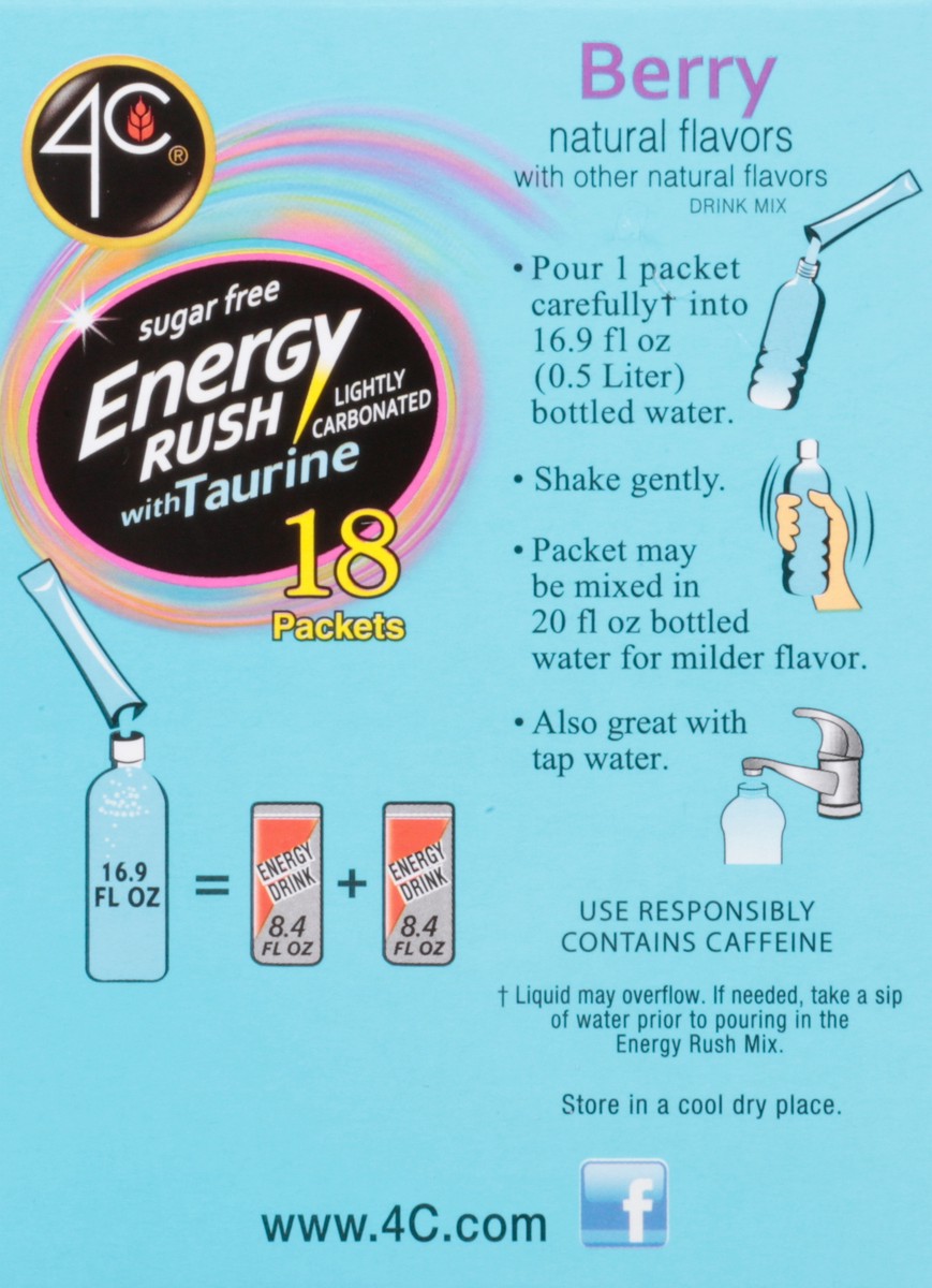 slide 3 of 14, 4C Drink Mix Sgr/Free Energy Rush Be, 18/4.96