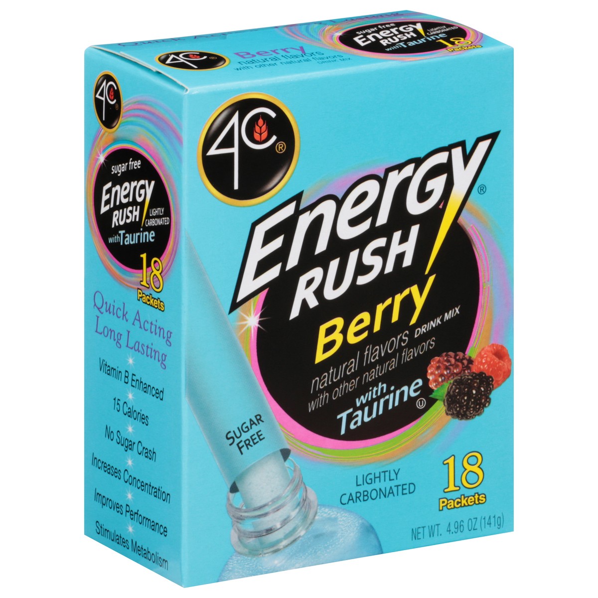 slide 13 of 14, 4C Drink Mix Sgr/Free Energy Rush Be, 18/4.96