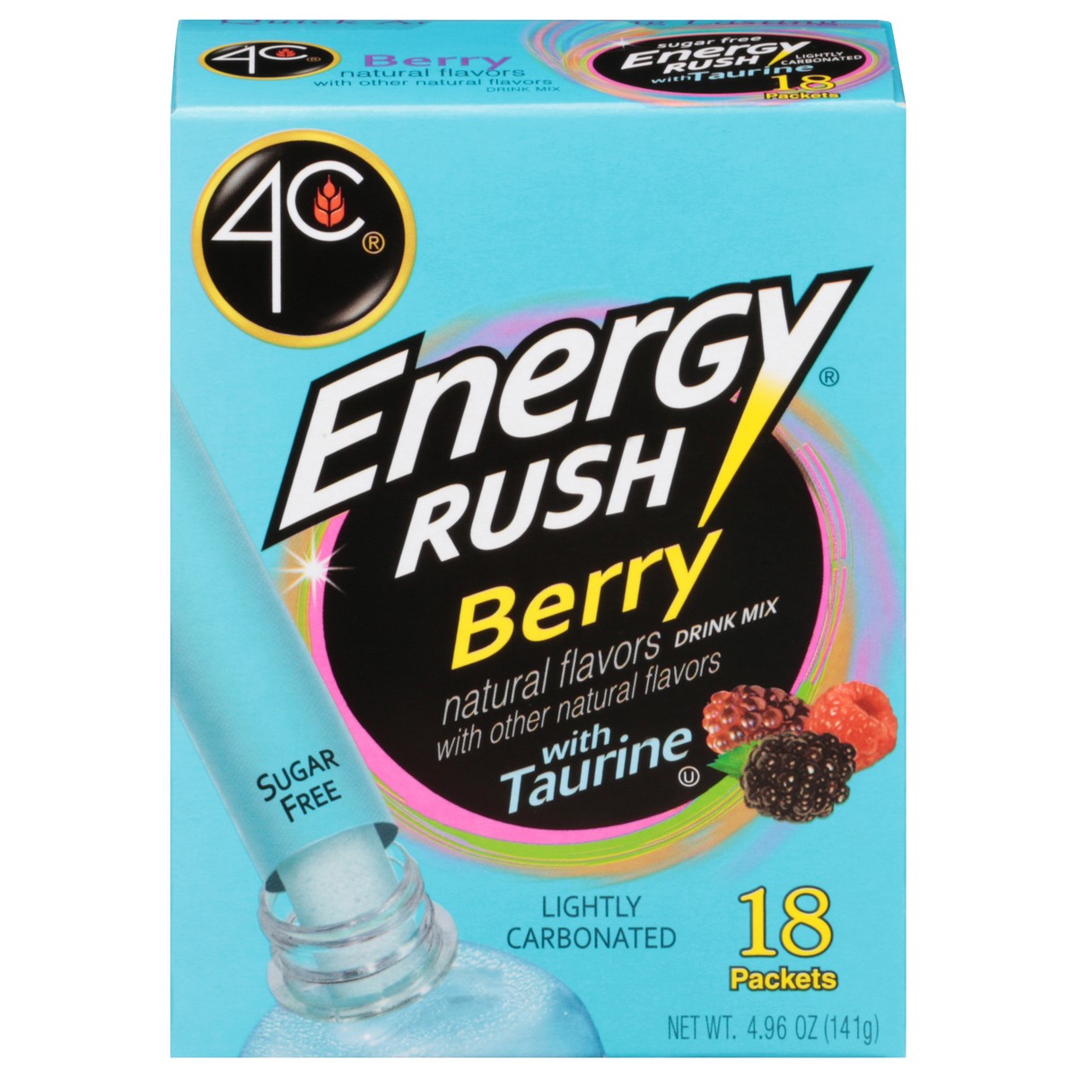 slide 1 of 14, 4C Drink Mix Sgr/Free Energy Rush Be, 18/4.96