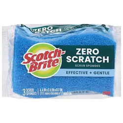 Scotch-Brite Sponges Scrub Non-Scratch Pack - 3 Count