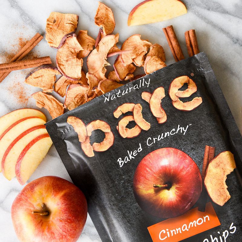 slide 3 of 4, Bare Fruit Bare Baked Crunchy Cinnamon Apple Chips - 3.4oz, 3.4 oz