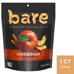 Bare Fruit Bare Baked Crunchy Cinnamon Apple Chips - 3.4oz
