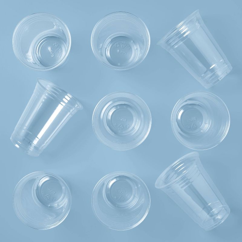 slide 2 of 3, Disposable Clear Cups - 18oz - 28ct- up&up™, 28 ct; 18 oz