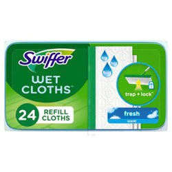 Swiffer Fresh Scent Wet Mopping Cloths - 24 Count